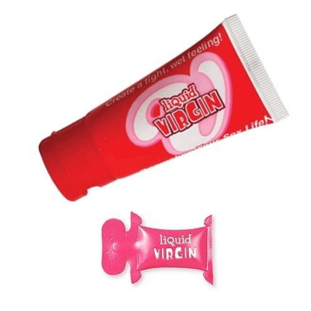 Lubricante Liquid Virgin 2ml y 30ml rejuvenecedor estrechante vaginal anal