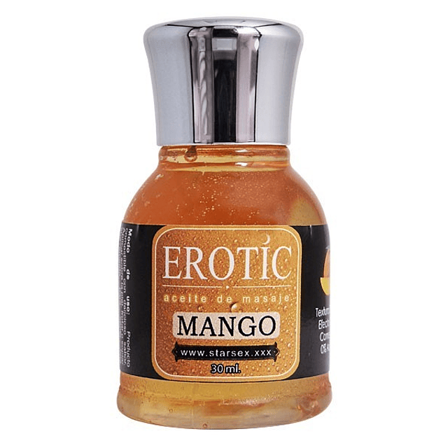 Aceite de masaje Erotic 30ml comestible corporal piel relajación previa