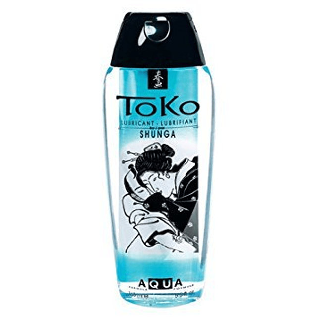 Lubricante intimo Toko 165ml base agua sexo oral vaginal anal