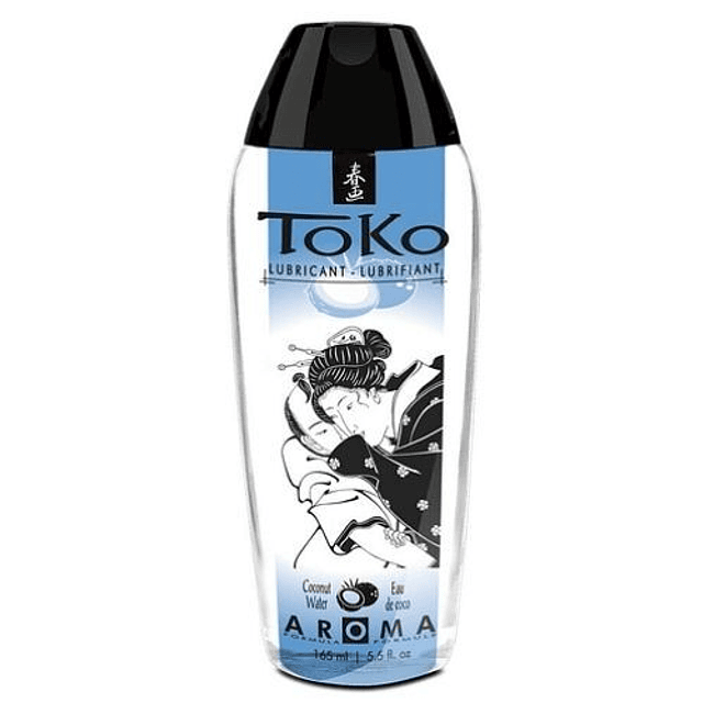 Lubricante intimo Toko 165ml base agua sexo oral vaginal anal