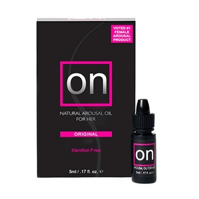 Aceite excitante On para clítoris 0.3ml y 5ml mujer orgasmos