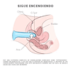 Dildo consolador con sopapo testiculos realistico succión vaginal anal boca arnés sexual