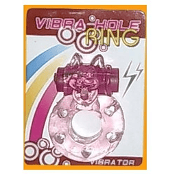 Anillo Vibra-Hole vibrador pene clitoris parejas sin reemplazo de pilas