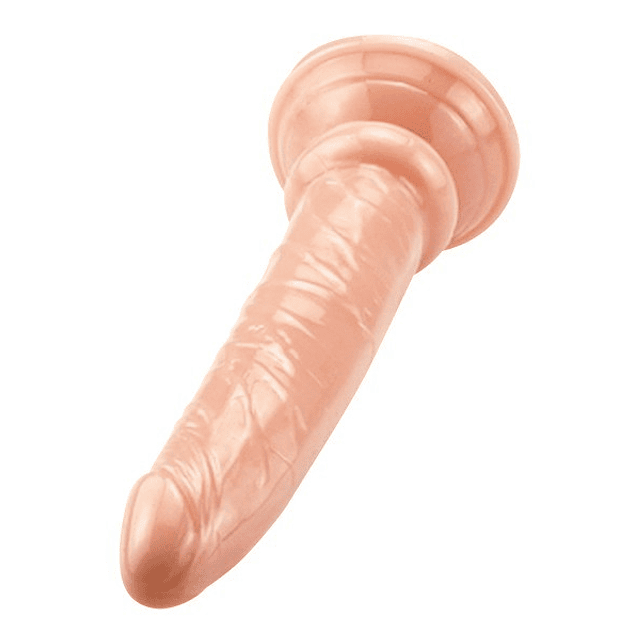 Dildo consolador Vara 19,5cm con sopapo succión vaginal anal arnés sexual