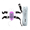 Mini vibrador Mariposa 7 funciones clitoris orgasmo masturbador para ella control remoto alambrico