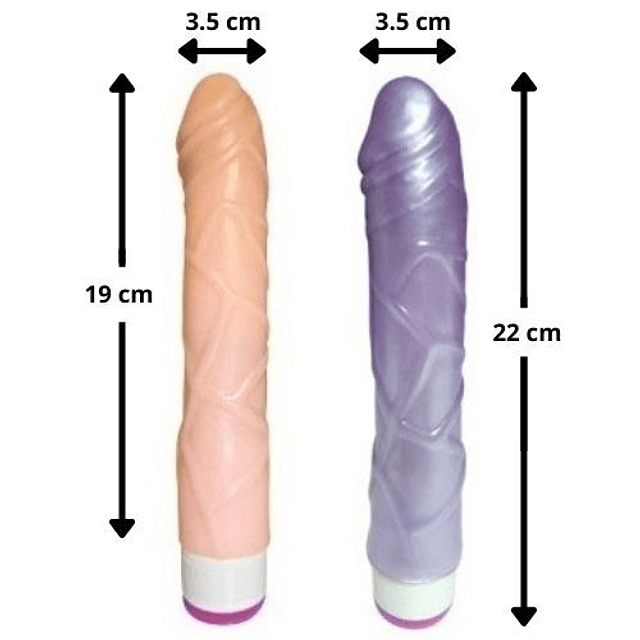 Vibrador regulable Venas 22cm multi velocidades vaginal punto g 