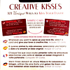 Cartas Creative Kisses 101 formas únicas de besar a tu amante juego de pareja previa al sexo