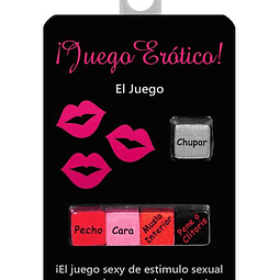 Dados eroticos el juego acciones y partes del cuerpo previa al sexo seducción diversión juego de pareja grupos