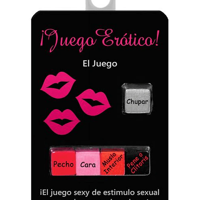 Dados eroticos el juego acciones y partes del cuerpo previa al sexo seducción diversión juego de pareja grupos