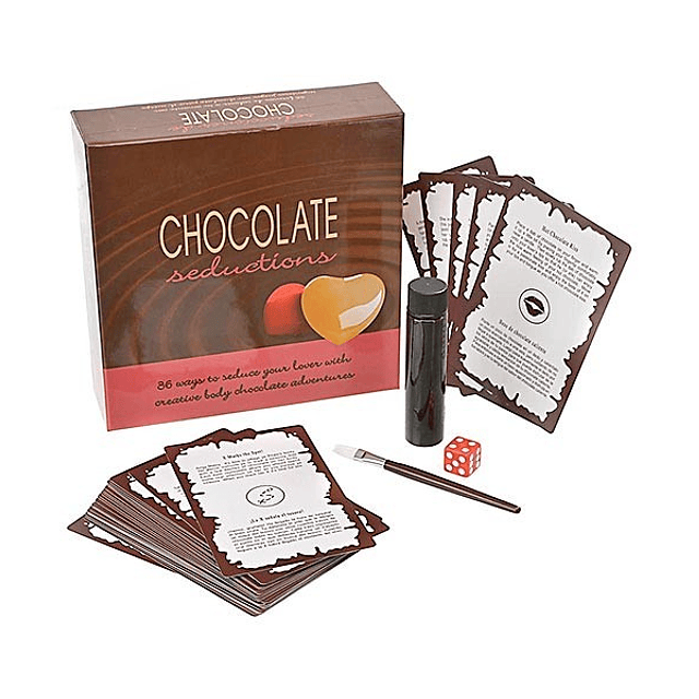 Juego de Chocolate Seductions parejas pintura corporal romance previa al sexo