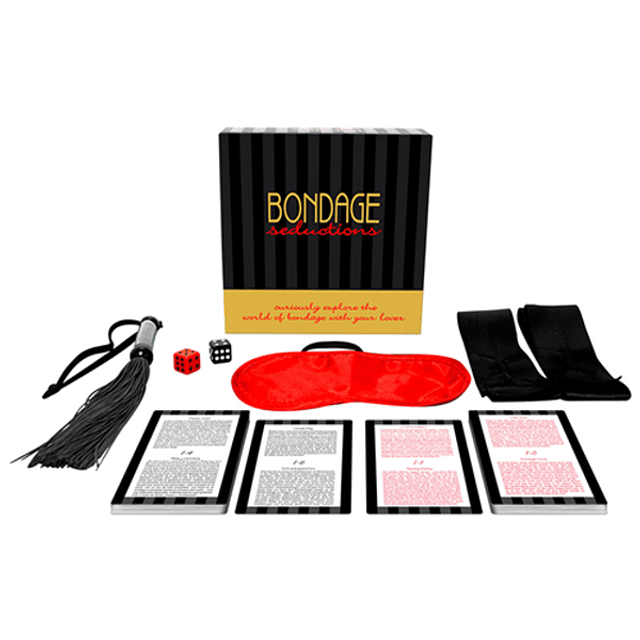 Juego kit Bondage Seductions parejas bdsm sumision dominacion dolor placer