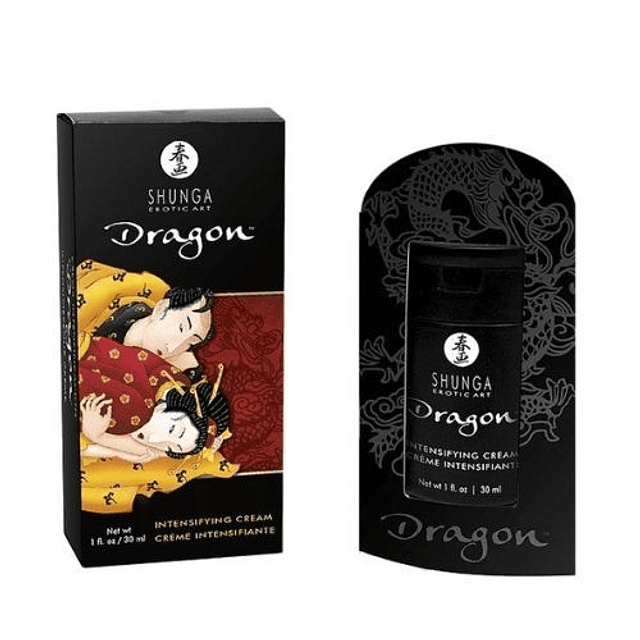 Intensificador genital Dragon 30ml y 60 ml unisex pene vagina clitoris multi orgasmo