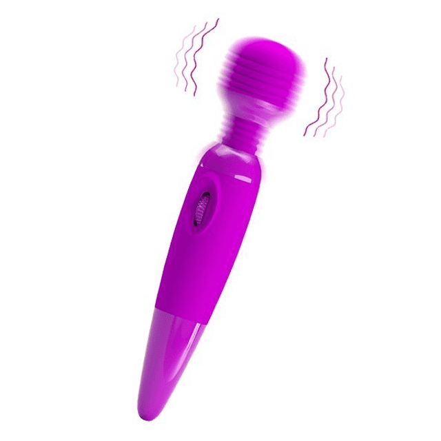 Vibrador micrófono Power Wand 25cm pilas clítoris multi orgasmo mujer