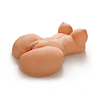Torso femenino masturbador realístico 52cm con senos vagina y ano real skin