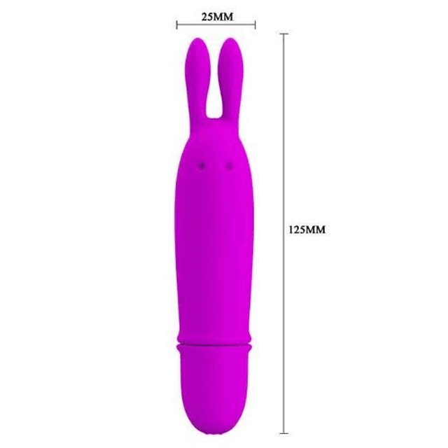 Mini vibrador silicón medico 10 intensidades clítoris multi orgasmo punto g mujer