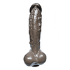 Dildo consolador Coloso 24cm Realisticos testiculos con succión sopapo vaginal punto g anal arnés sexual