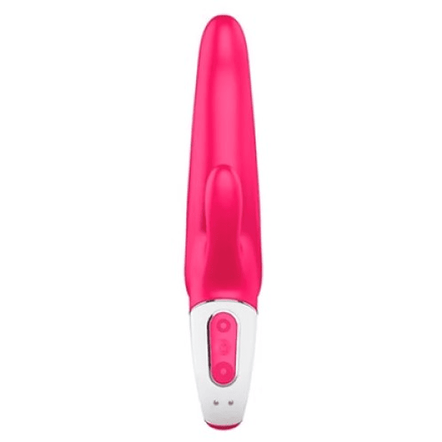 Vibrador Satisfyer Mr Rabbit rojo 22cm USB magnético vaginal punto g ano punto p