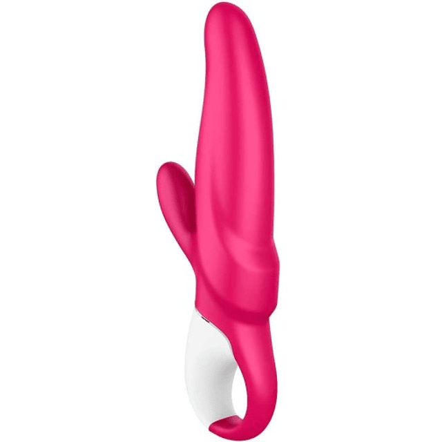 Vibrador Satisfyer Mr Rabbit rojo 22cm USB magnético vaginal punto g ano punto p