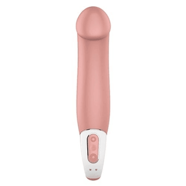 Vibrador Master XL color piel 23cm USB magnético vaginal punto g punto a punto k