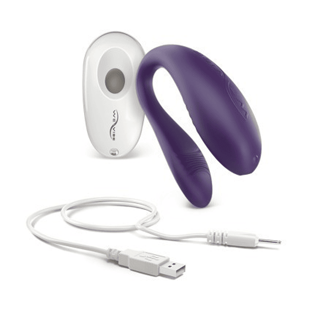 Estimulador vibrador doble Unite usb con control vagina clítoris punto g parejas