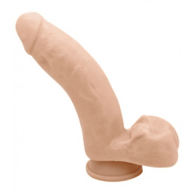 Dildo consolador Rocki 17cm con sopapo succión vaginal punto g anal arnés sexual