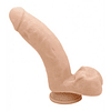 Dildo consolador Rocki 17cm con sopapo succión vaginal punto g anal arnés sexual