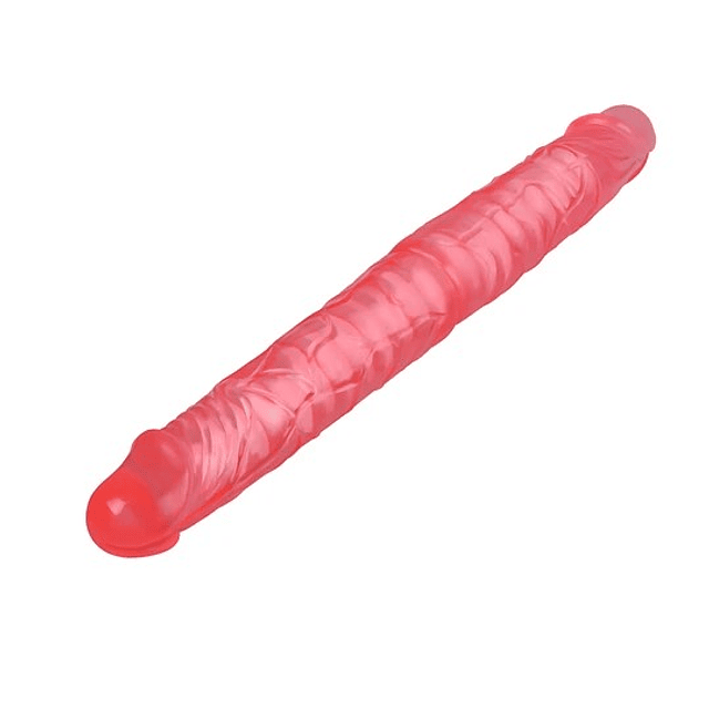 Dildo consolador Double Dong 36cm doble cabeza vaginal punto g anal flexible