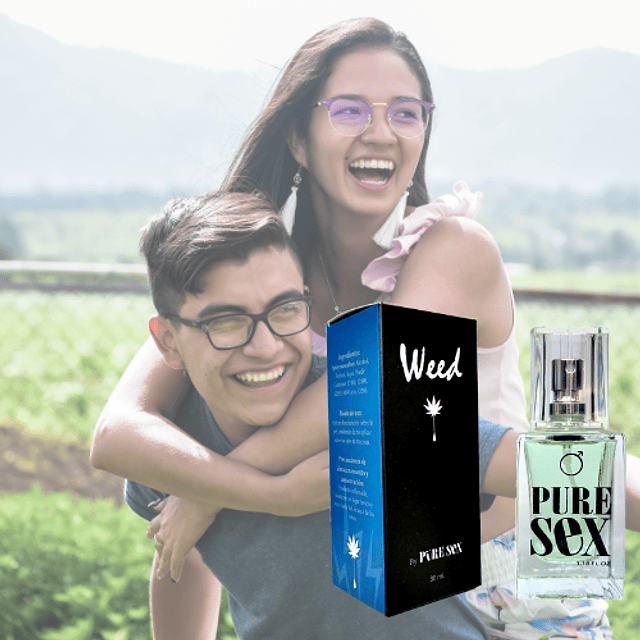 Perfume Con Feromonas Pure Sex Weed Para Hombres 30ml Para Atraer a Pareja Seducción Romance Deseo