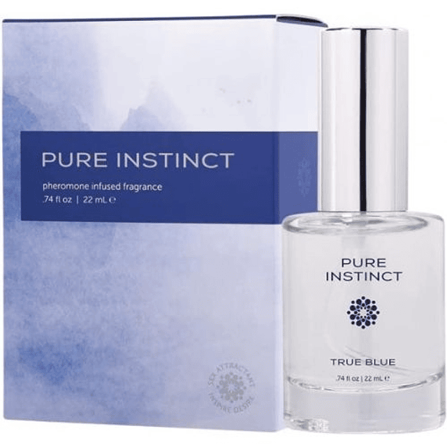 Perfume con feromonas masculina Pure Instinct True Blue 22 ml para atraer a pareja seducción romance deseo