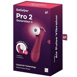 Estimulador clitorial Satisfyer Pro 2 Next Gen 3 USB pulso de aire clítoris multi orgasmo mujer