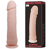 Dildo consolador the big penis 26cm con succión sopapo vaginal punto g anal arnés sexual