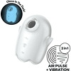 Estimulador clitorial Satisfyer Glowing Ghost USB pulso de aire clítoris multi orgasmo mujer