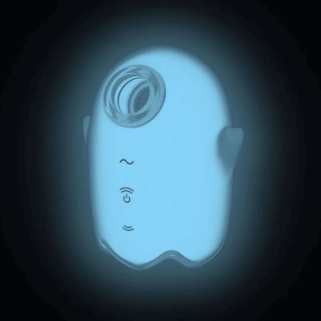 Estimulador clitorial Satisfyer Glowing Ghost USB pulso de aire clítoris multi orgasmo mujer