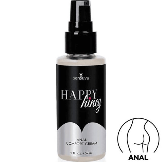 Crema Anal Confort Happy Hiney 59ml relajante sexo anal placer unisex