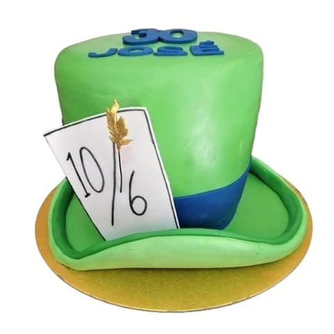 Sombrerero Alicia en el país de las maravillas