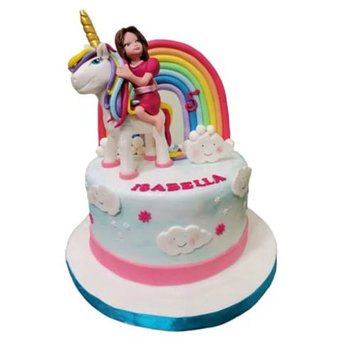 Arriba del unicornio