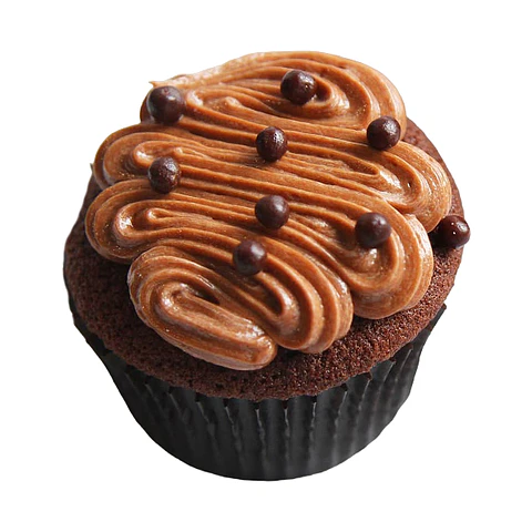 Cupcakes de chocolate Manjar