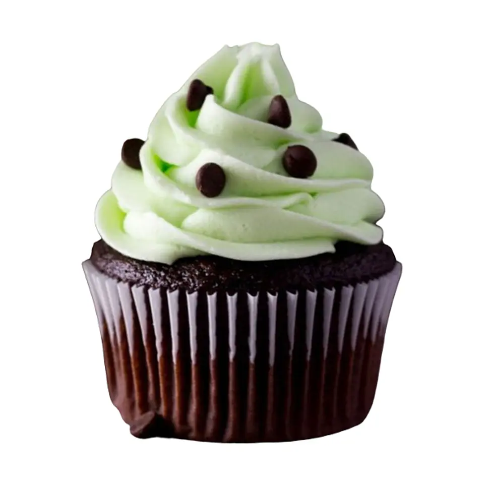 Cupcakes de chocolate menta 1