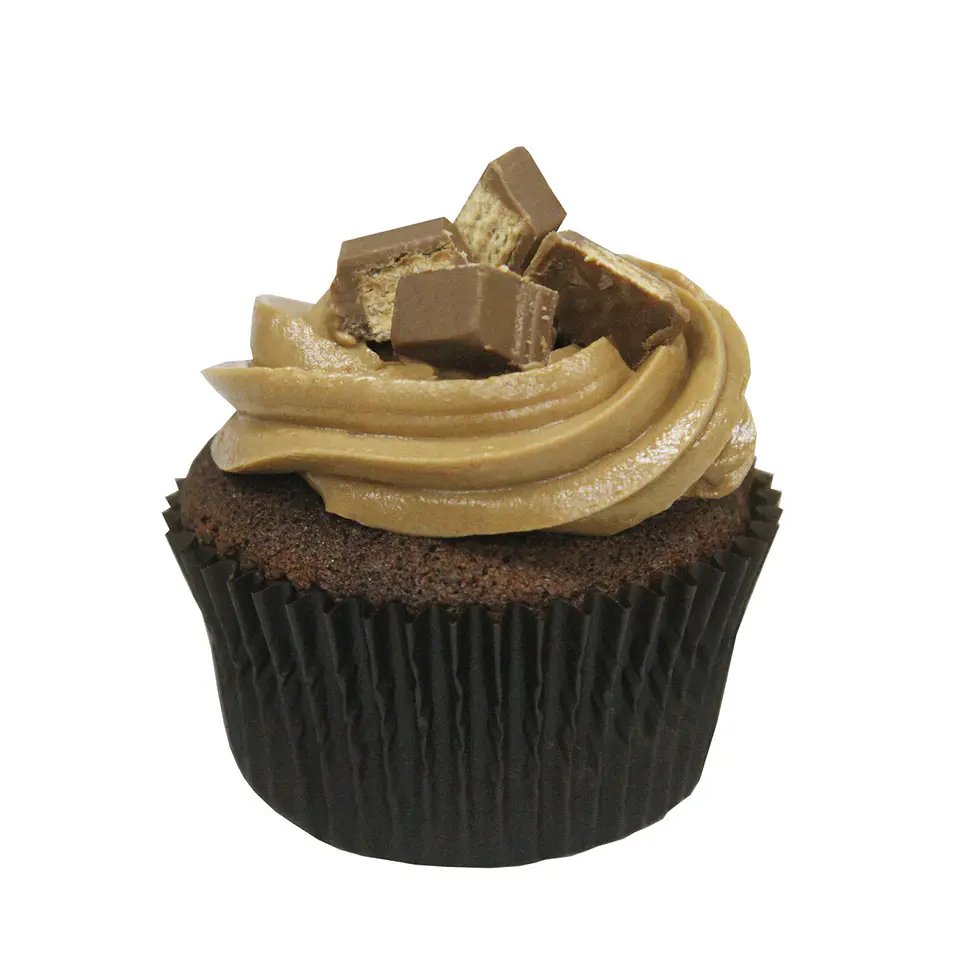 Cupcakes de manjar y trozos de Kit Kat 1