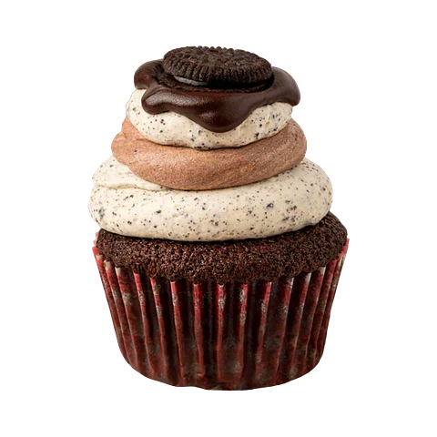 Cupcakes de doble Oreo