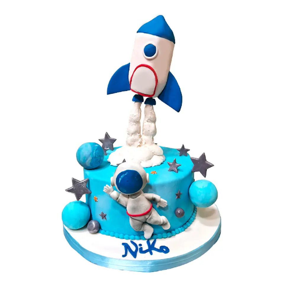 Astronauta y Cohete 1