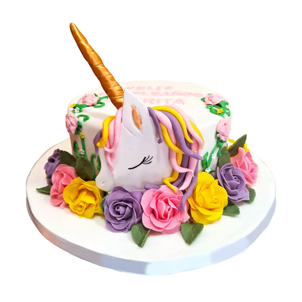 Unicornio y Rosas 1