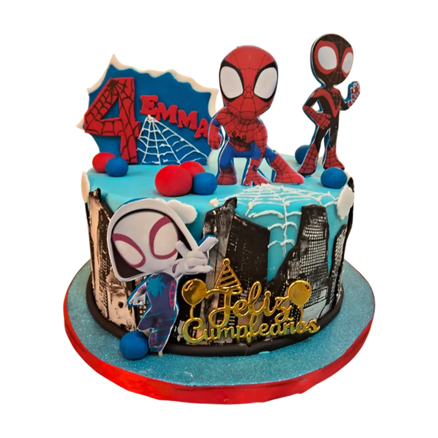 Spidey, Ghost Spider y Miles Morales Spiderman 1