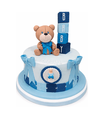 Ositos y cubos en azul