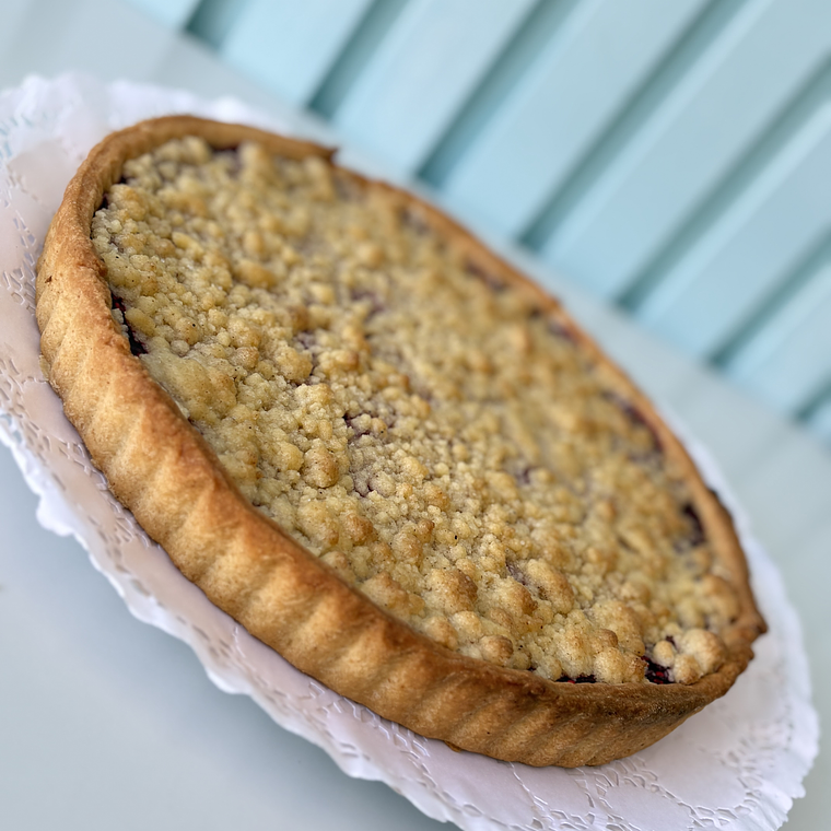 Kuchen de Frambuesa Migas 1