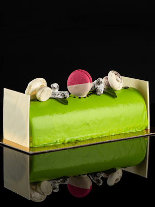 Bûche de nöel pistacho