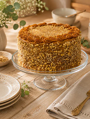 Torta lúcuma manjar
