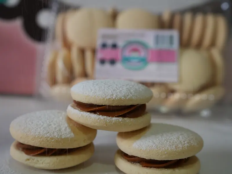 🧀 Mini Alfajores: Versión Cheesecake de Frambuesa