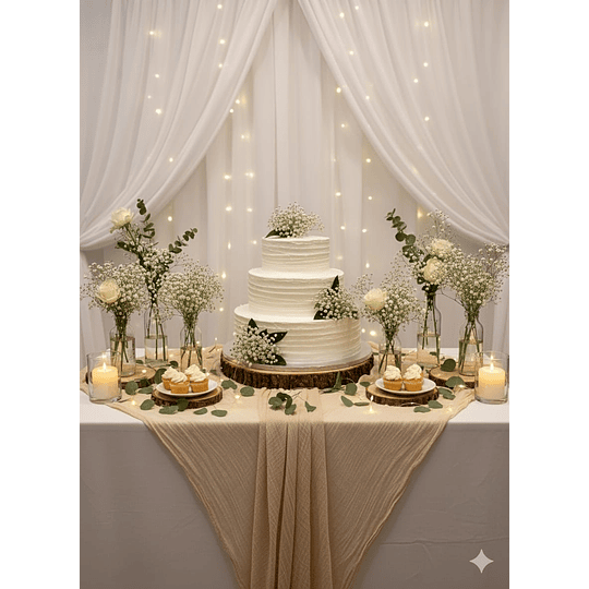 TORTA DE NOVIOS 3 PISOS