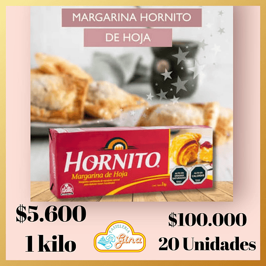 MARGARINA HORNITO DE HOJA